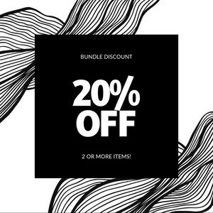 20% Discount on Bundle of 2+ Items!!! 🎉